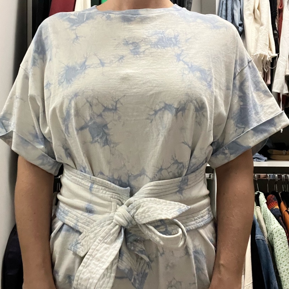 Rebecca minkoff Blue tie dye dress